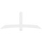 Ekena Millwork Bellingham Architectural Grade PVC Gable Bracket, 84"W x 35"H x 2"D x 6"F, 10/12 Pitch GBP084X35X0206BEL00 - alternate 5